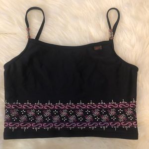 FREE ADD ON W/ PURCHASE FIREFLY Vintage 90s bathing suit/ crop top